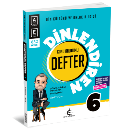 6. Sınıf Eker Test Dinlendiren Defter