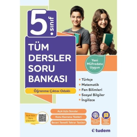 5. Sınıf Tüm Dersler Soru Bankası Tudem Yayınları 2025 MAARİF MODELİ MÜFREDAT