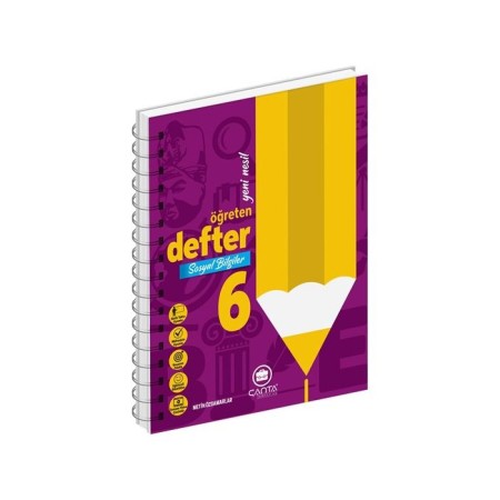 6. Sınıf Sosyal Bilgiler Öğreten Defter Çanta Yayınları