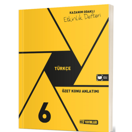 6. Sınıf Türkçe Etkinlik Defteri Hız Yayınları
