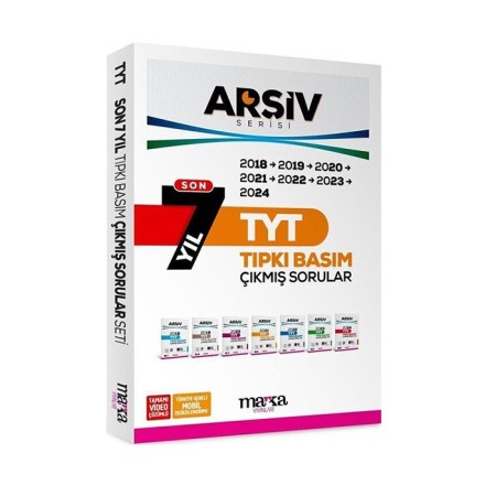 TYT Son 7 Yıl ARŞİV Serisi Tıpkı Basım Fasikül Fasikül Çıkmış Sorular Marka Yayınları