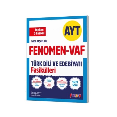 2025 Fenomen - VAF AYT Türk Dili ve Edebiyatı Fasikülleri