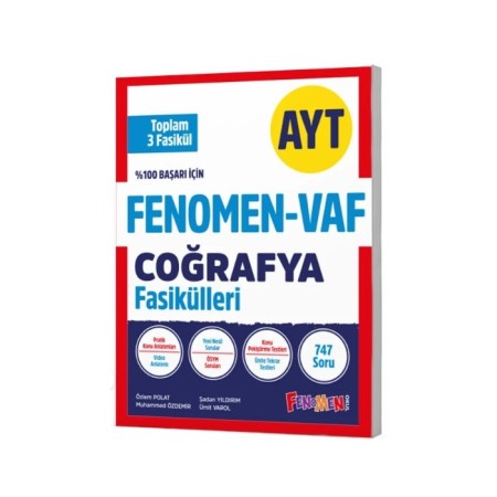 2025 Fenomen-VAF AYT Coğrafya Fasikülleri