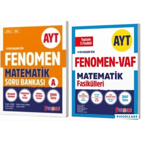 Fenomen AYT VAF Matematik ve Fenomen AYT Matematik Soru Bankası