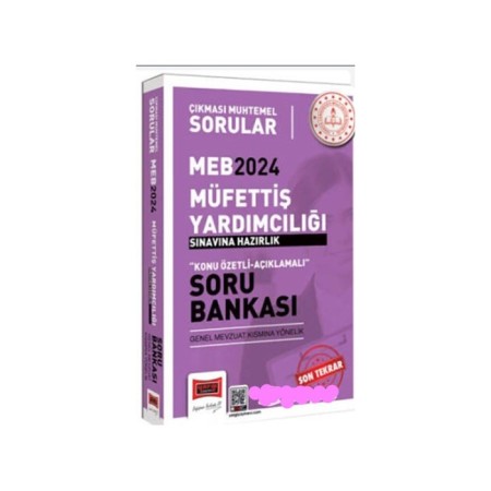 Çıkması Muhtemel MEB Müfettiş Yardımcılığı Sınavlarına Hazırlık Konu Özetli Soru Bankası