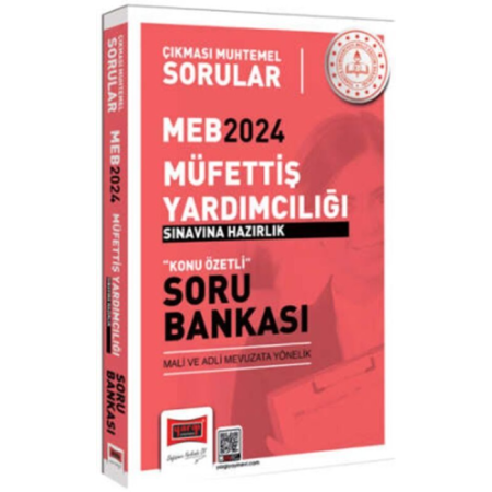 Çıkması Muhtemel MEB Müfettiş Yardımcılığı Konu Özetli Soru Bankası (Mali ve Adli Mevzuata Yönelik)