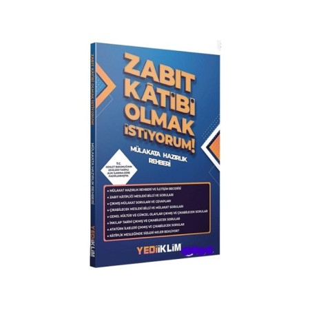 Zabit Katibi Olmak İstiyorum Mülakat Hazırlık Rehberi Yediiklim Yayınları