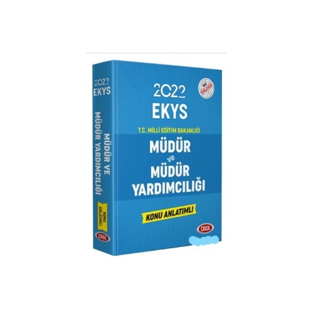 EKYS Müdür ve Müdür Yardımcılığı Hazırlık Kitabı Data Yayınları