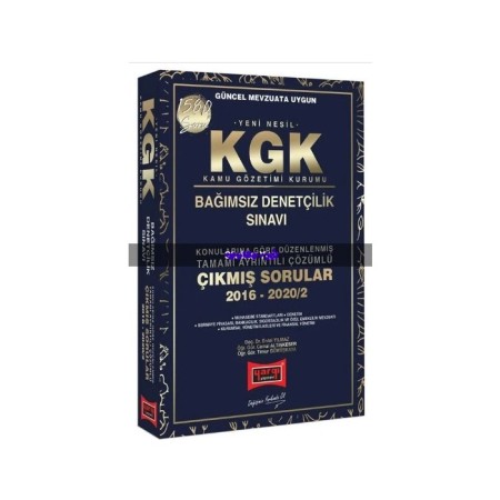 Yargı KGK Çıkmış Sorular Çözümlü 2016-2020/2 Yargı Yayınları