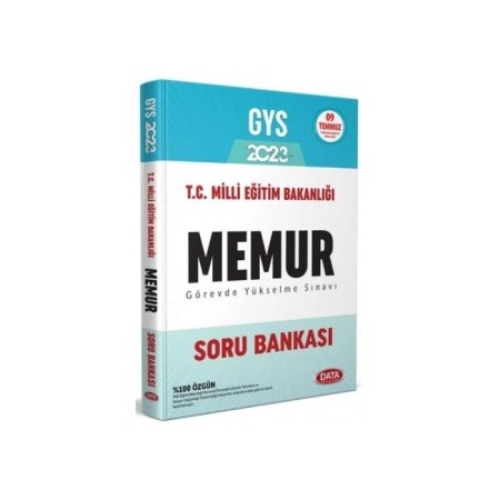 2023 GYS T.C. Milli Eğitim Bakanlığı Memur Soru Bankası Data Yayınları