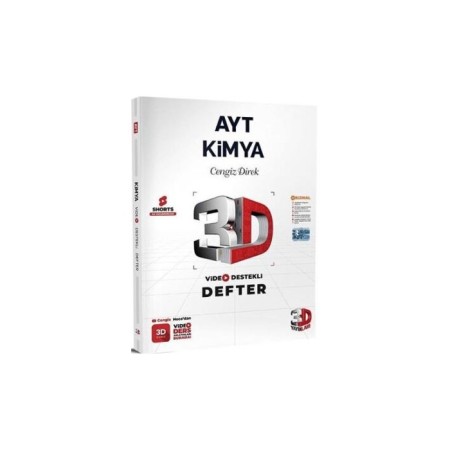 AYT Kimya Video Destekli Defter 3D Yayınları 
