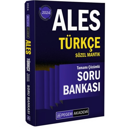 2024 ALES Türkçe Sözel Mantık Tamamı Çözümlü Soru Bankası