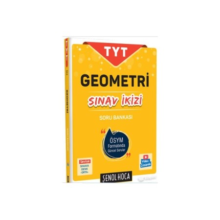 TYT Geometri Sınav İkizi Soru Bankası Şenol Hoca
