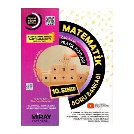 Miray Yayınları 10. Sınıf Matematik Soru Bankası