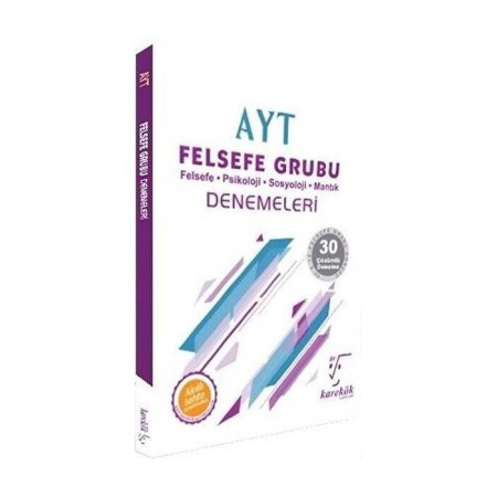 AYT Felsefe Grubu Denemeleri Karekök Yayınları