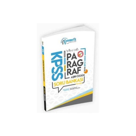 KPSS Paragraf Konu Özetli Dijital Çözümlü Soru Bankası
