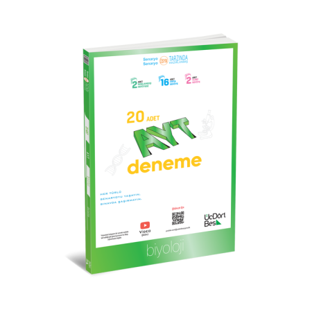2025 | AYT Biyoloji 20 Deneme Üç Dört Beş Yayınları