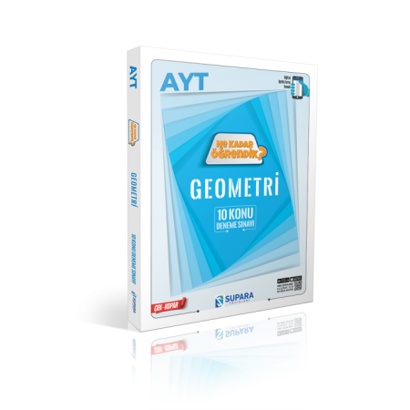 AYT Geometri 10 Konu Deneme Çek Kopar Supara Yayınları