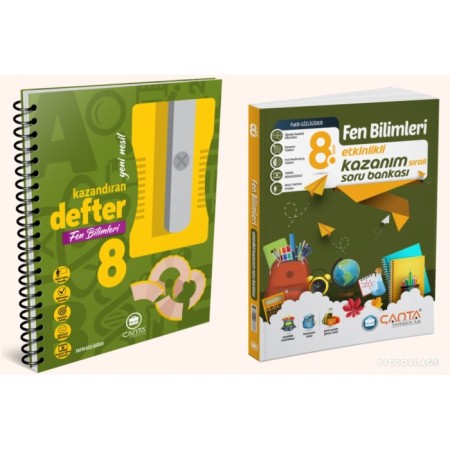 Çanta Yayınları 8. Sınıf LGS Fen Bilimleri Soru Bankası ve Defteri