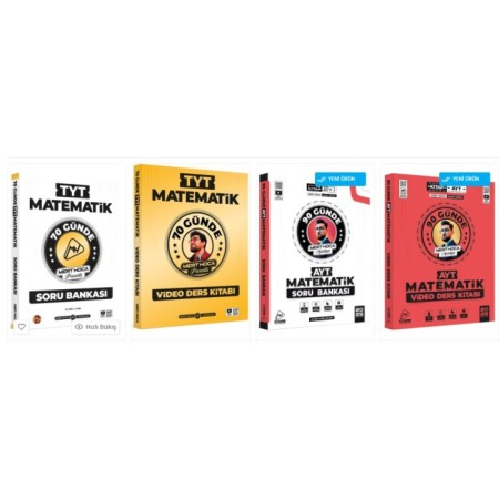 MERT HOCA TYT AYT MATEMATİK SORU BANKASI VİDEO DERS KİTABI SETİ