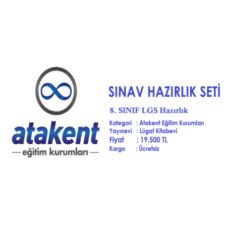 ATAKENT KOLEJİ 8. SINIF LGS SINAV HAZIRLIK SETİ
