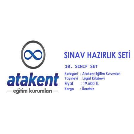 ATAKENT KOLEJİ 10. SINIF SINAV HAZIRLIK SETİ
