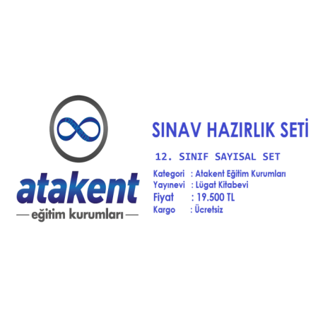 ATAKENT KOLEJİ 12. SINIF SAYISAL SINAV HAZIRLIK SETİ