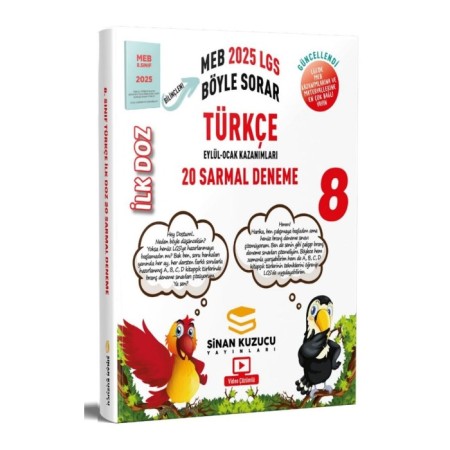 8. Sınıf | İlk Doz Sarmal Branş Denemeleri TÜRKÇE ( 2025 LGS )