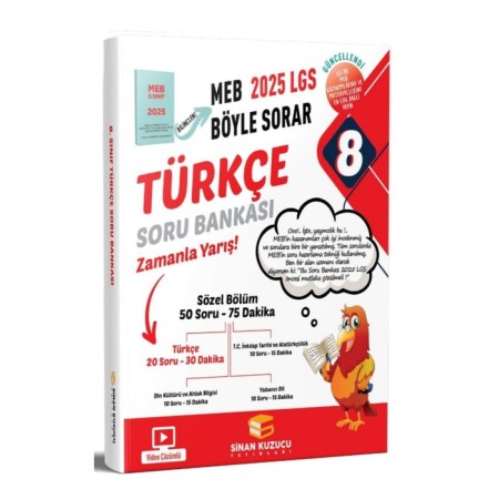 2026 | 8. SINIF LGS Türkçe Soru Bankası Sinan Kuzucu