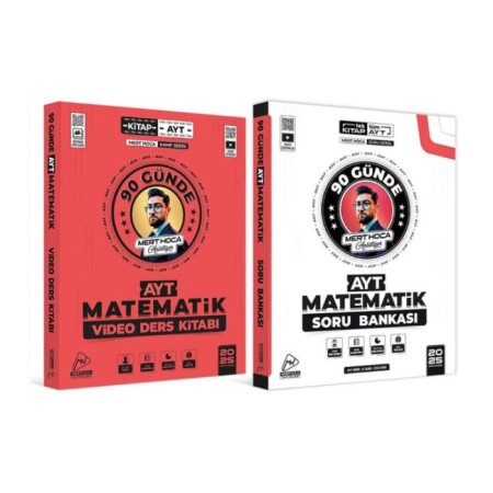 Mert Hoca 90 GÜNDE AYT MATEMATİK VİDEO DERS KİTABI + SORU BANKASI 2026