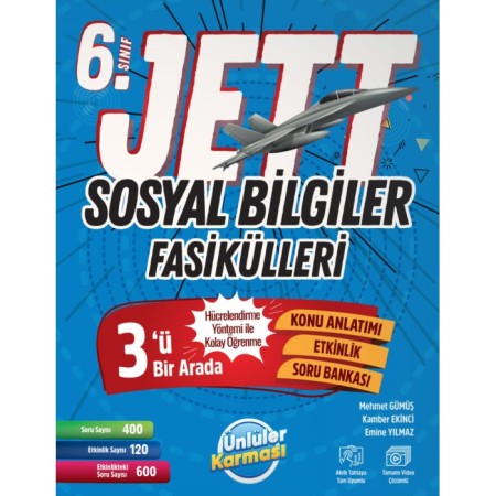 6. Sınıf JETT Sosyal Bilimler Fasiküller 2025-2026 Maarif Modeli