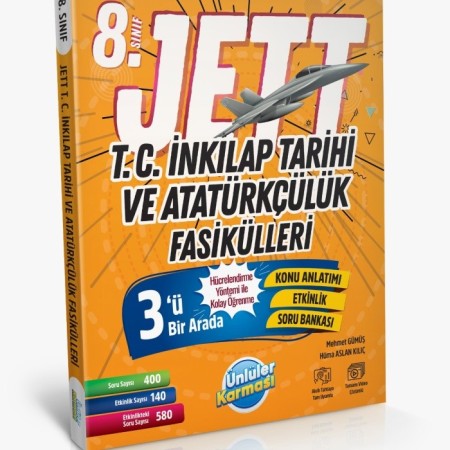 2026 | 8. SINIF JETT T.C. İNKILAP TARİHİ VE ATATÜRKÇÜLÜK FASİKÜLLERİ