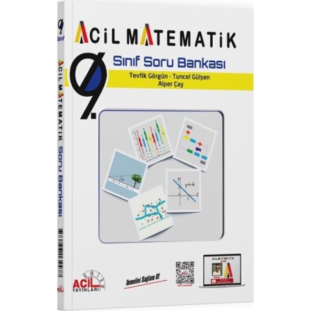 2026 - Acil Yayınları 9. Sınıf Acil Matematik Soru Bankası
