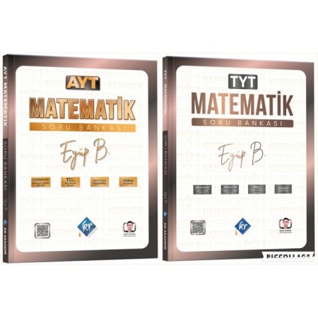 2026 | Eyüp B TYT Matematik Soru Bankası & AYT Matematik Soru Bankası Seti
