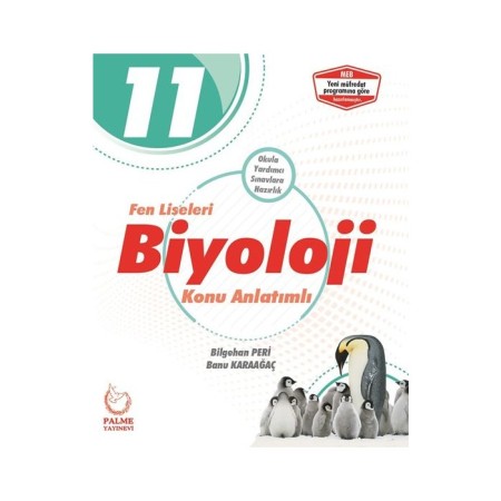 PALME YAYINEVİ 11. SINIF FEN LİSELERİ BİYOLOJİ KONU ANLATIMLI