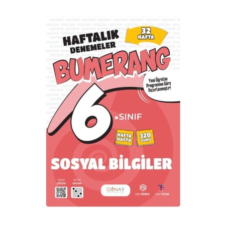 Günay 6. Sınıf 32 Haftalık Sosyal Bilgiler Denemeleri 2026