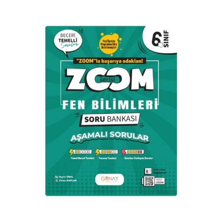 Günay 6. Sınıf Zoom Fen Bilimleri Soru Bankası 2026