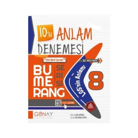 Günay 8. Sınıf LGS BUMERANG 10’LU ANLAM DENEMELERİ 2026