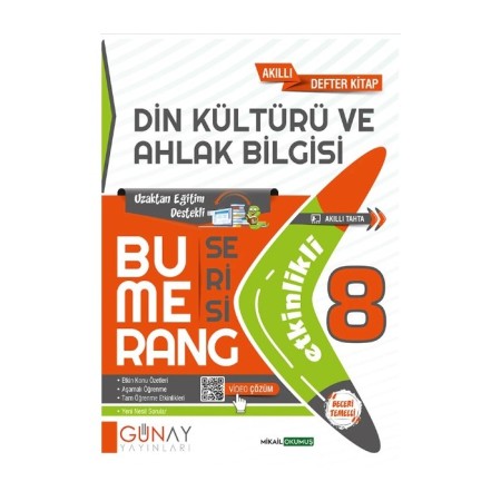 Günay 8.SINIF LGS BUMERANG ETKİNLİKLİ DİN KÜLTÜRÜ VE AHLAK BİLGİSİ 2026
