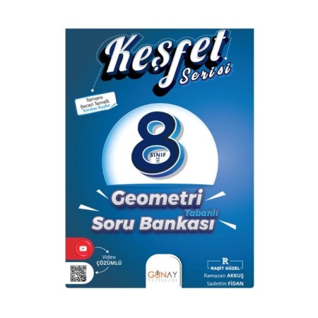 Günay Keşfet 8. Sınıf LGS Geometri Tabanlı Soru Bankası 2026