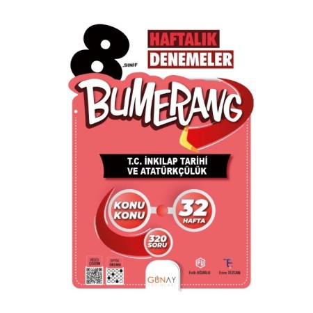 Günay 8. Sınıf LGS 32 Haftalık İnkılap Tarihi ve Atatürkçülük Denemeleri 2026