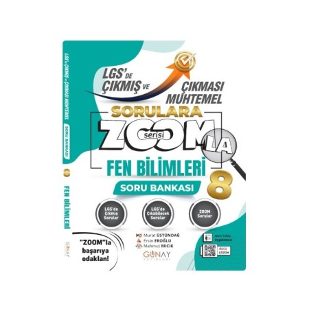 Günay 8. Sınıf LGS Çıkması Muhtemel Sorular Fen Bilimleri Soru Bankası 2026