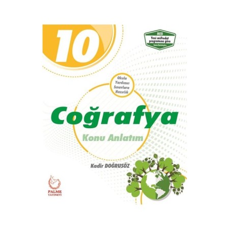 PALME YAYINEVİ 10.SINIF COĞRAFYA KONU ANLATIMLI