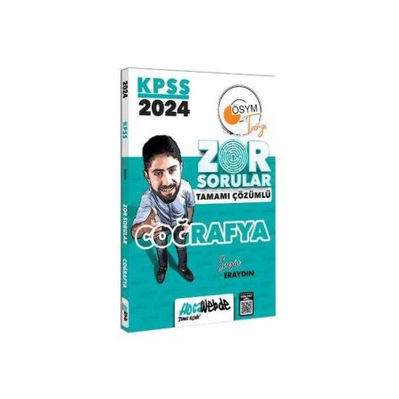 HocaWebde Yayınları 2024 KPSS GK Coğrafya  Tamamı Çözümlü Zor Sorular