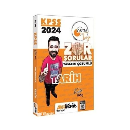 HocaWebde Yayınları 2024 KPSS GK Tarih  Tamamı Çözümlü Zor Sorular
