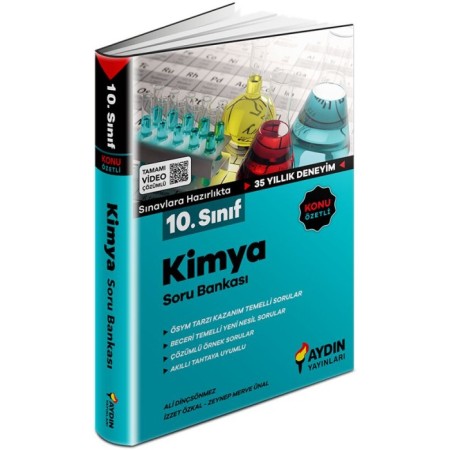 Aydın Yayınları 10. Sınıf Kimya Soru Bankası