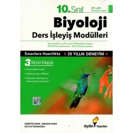 Aydın Yayınları 10. Sınıf Biyoloji Ders İşleyiş Modülleri