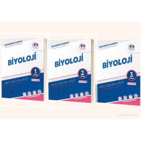 EİS BİYOLOJİ DAF DERS ANLATIM FÖYLERİ 1 - 2 - 3 / SET ÜÇ KİTAP