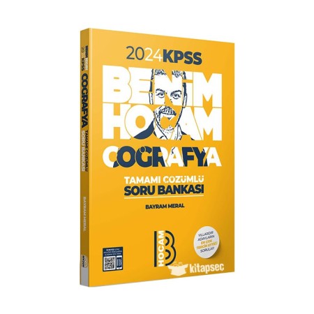 2025  KPSS Coğrafya Tamamı Çözümlü Soru Bankası Benim Hocam Yayınları