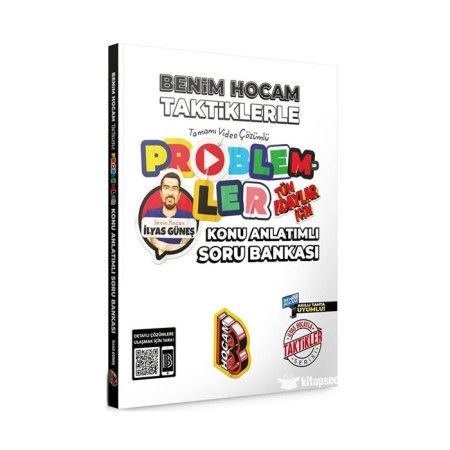 Tüm Adaylar İçin Taktiklerle Problemler Konu Anlatımlı Soru Bankası Benim Hocam Yayınları